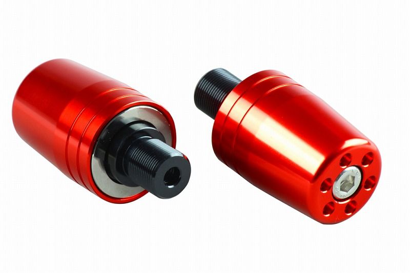 Ultra Heavy Bar Ends Type 1 Deep Orange M17 for Kawasaki