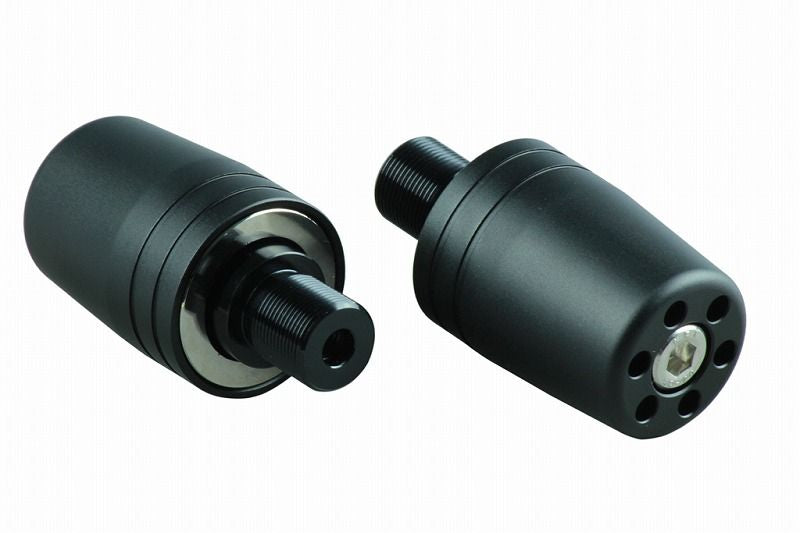Ultra Heavy Bar Ends Type 1 (Matte Color) Matte Black M17 For Kawasaki