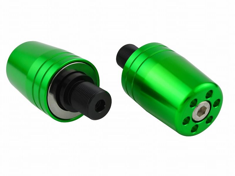 Ultra-Heavy Bar Ends Type 1 Lime Green M17 Kawasaki