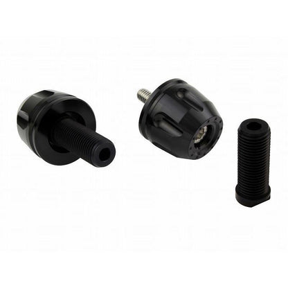 Billet Revolver Bar Ends Black M12 Suzuki Vehicles Left and Right Set