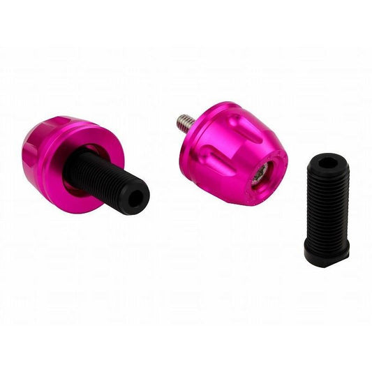 Billet Revolver Ends Pink M12 Suzuki Left/Right Set