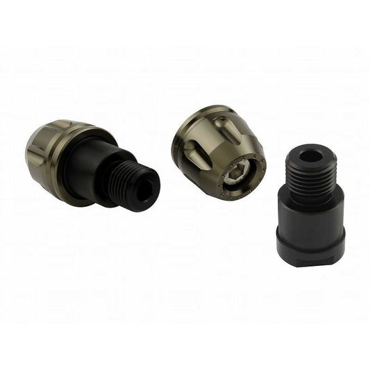 Billet Revolver Bar Ends Titanium M16 Yamaha (Left and Right Set)
