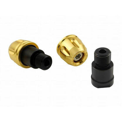 Billet Revolver Bar Ends Champagne Gold M16 Yamaha (Left/Right Set)