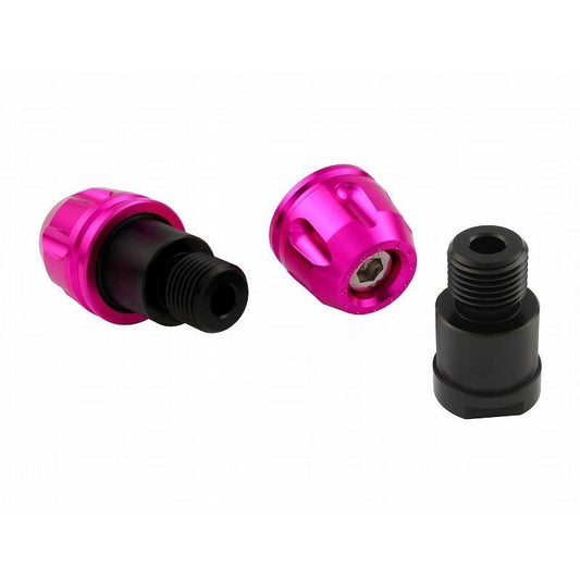 Billet Revolver Bar Ends Pink M16 Yamaha (Left/Right Set)