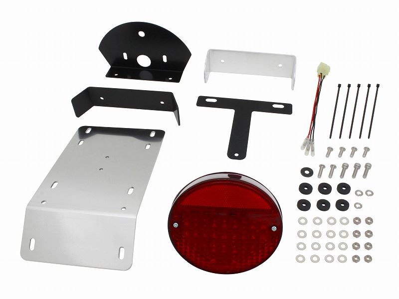 Z2タイプテールランプフェンダーレスキット レッド LED ゼファー1100