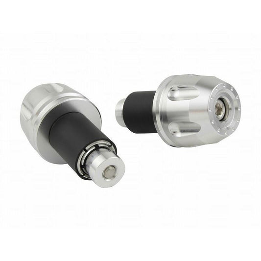 Billet Revolver Ends Universal Silver 14mm-19mm Left and Right Set