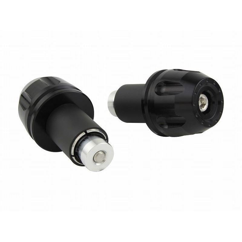 Billet Revolver Ends Universal Black 14mm-19mm Left/Right Set