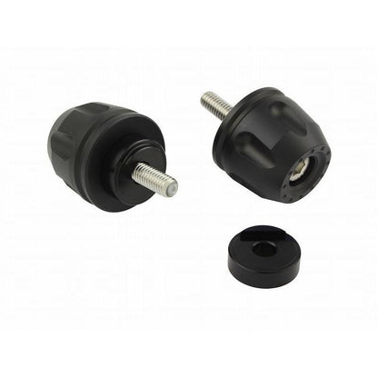 Billet Revolver Bar Ends Matte Black M6 Yamaha Left and Right Set
