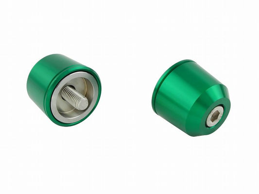 Middleweight Bar Ends Dark Green M8 for Kawasaki