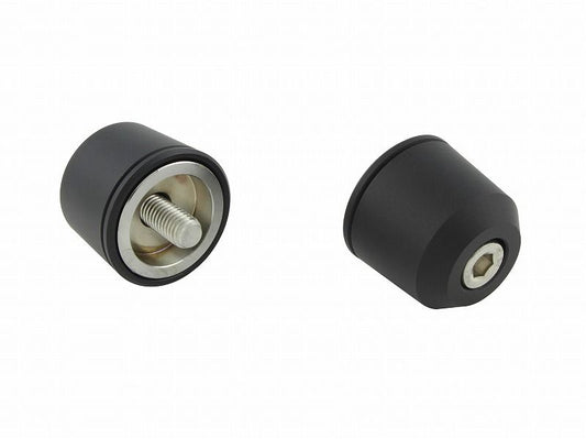 Middleweight Bar Ends, Matte Type, Matte Black, M8, for Kawasaki