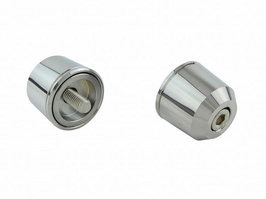 Middleweight Bar Ends, Plated, M8, for Kawasaki