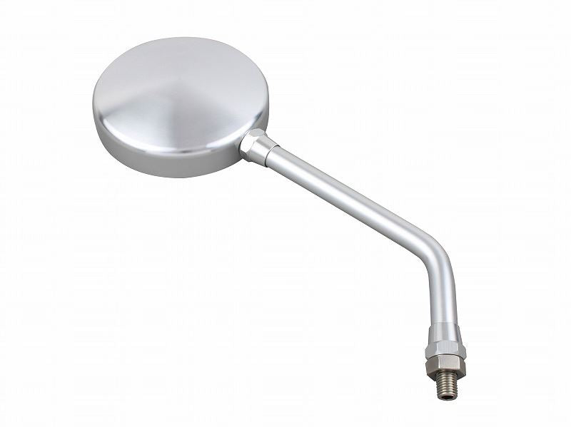 Machined Z2 Type Mirror, Long Stay, Silver, 10mm-P1.25, Large Type/Universal for Left and Right, 1 Piece