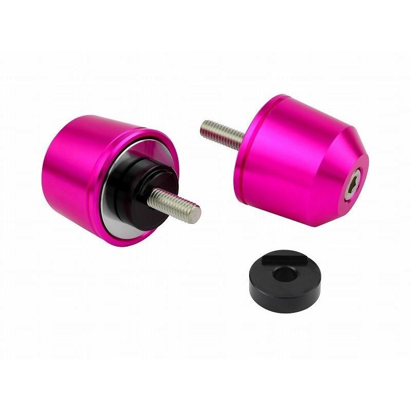 Middleweight Bar Ends Pink M6 Yamaha Vehicles Left and Right Set