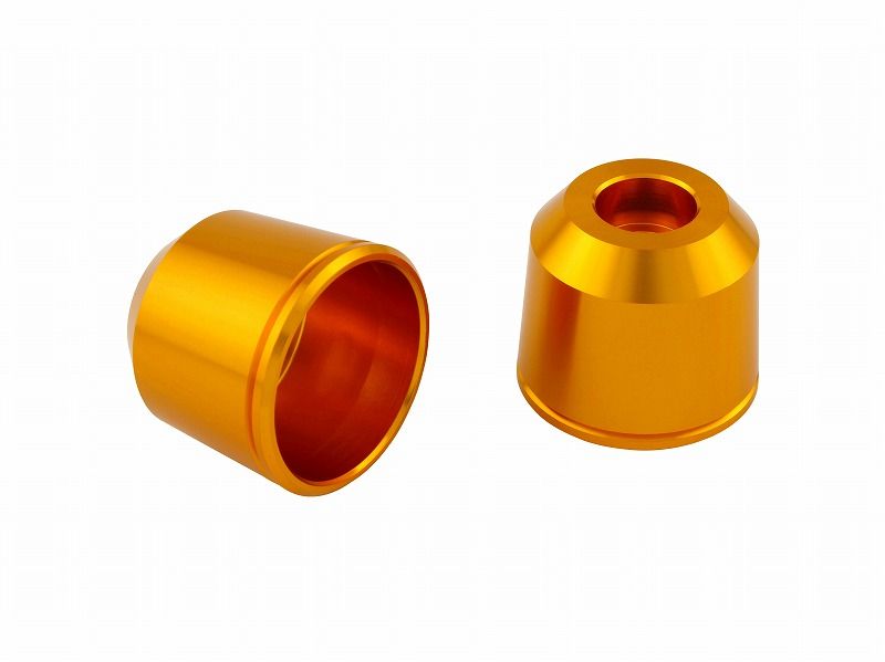 アウターカバー 片側 ミドルウェイトバーエンドM8用 ゴールド 1個入 補修部品