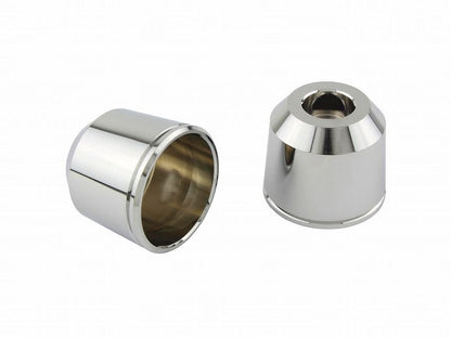 アウターカバー 片側 ミドルウェイトバーエンドM8用 メッキ 1個入 補修部品