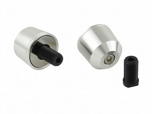 Middleweight Bar Ends Silver M12 for Suzuki