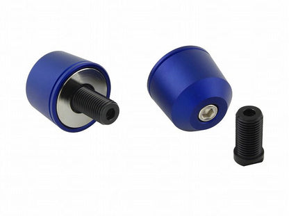 Middleweight Bar Ends, Matte Type, Matte Blue, M12, for Suzuki