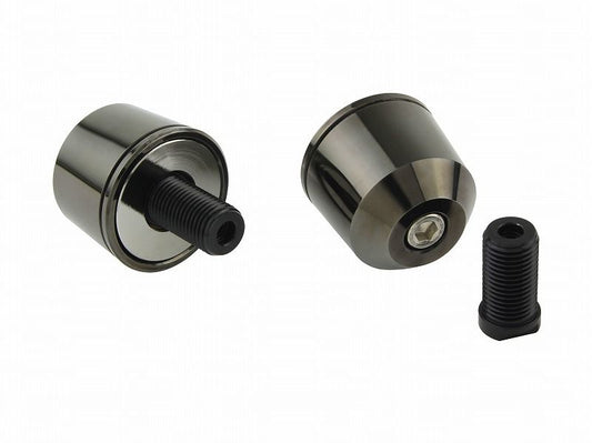 ミドルウェイトバーエンド ブラッククローム M12 スズキ用