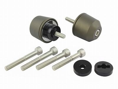 Middleweight Bar Ends Matte Type Matte Titanium M6 For Honda/For Suzuki