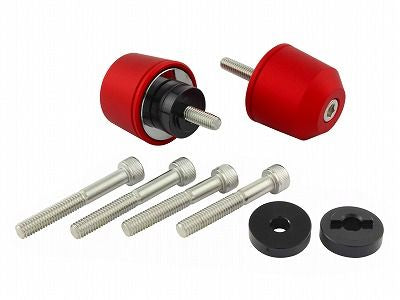 Middleweight Bar Ends Matte Type Matte Red M6 For Honda/Suzuki