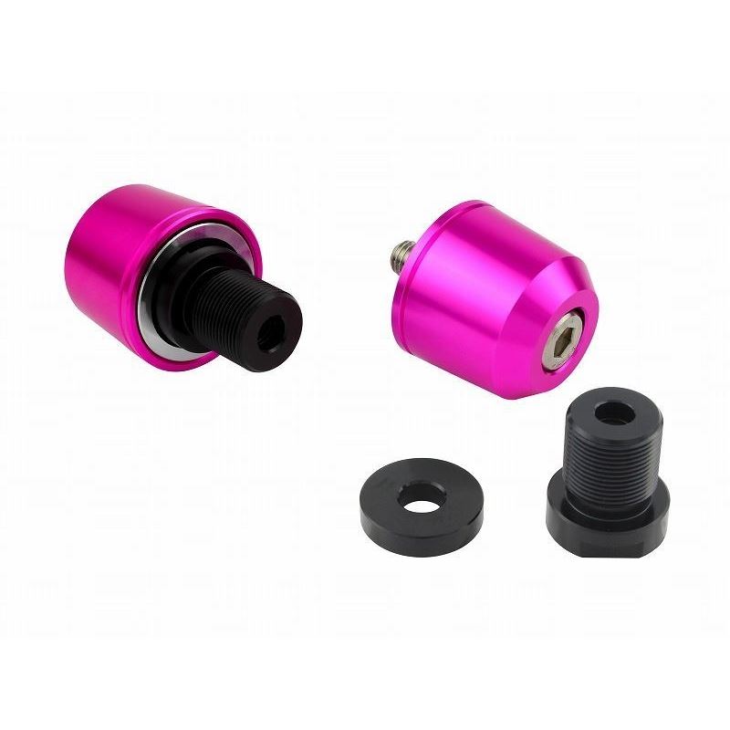 Middleweight Bar Ends Pink M17 Kawasaki Models Left and Right Set