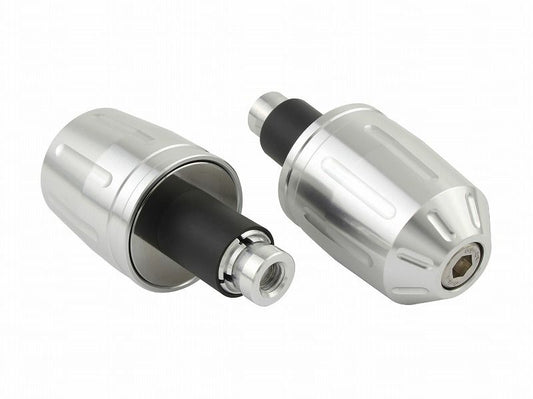 Ultra Heavy Bar Ends Type 2 Silver Universal