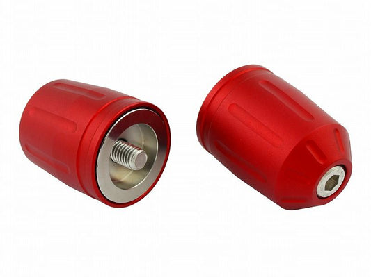 Ultra Heavy Bar Ends Type 2 (Matte Color) Matte Red M8 for Kawasaki