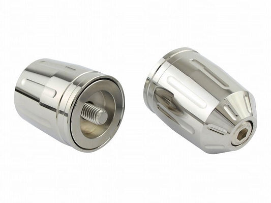 Ultra Heavy Bar Ends Type 2 Chrome M8 for Kawasaki
