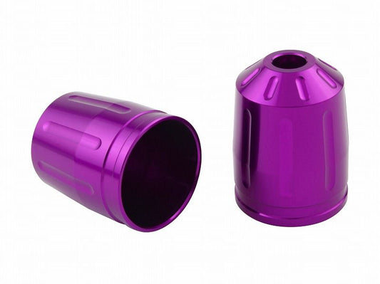 Outer Cover, One Side, Ultra-Heavy Bar End Type 2 / M6, Blueberry, 1 pc., Replacement Part