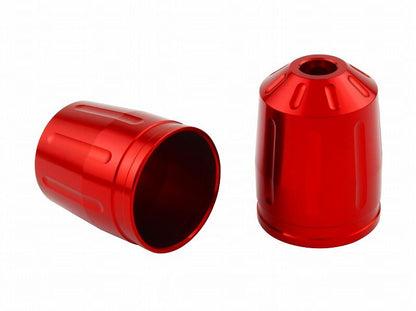 アウターカバー 片側 ウルトラヘビーバーエンドタイプ2/M6用 レッド 1個入 補修部品