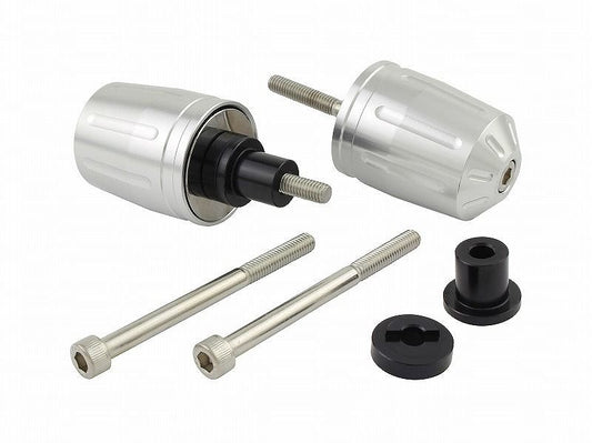 Ultra Heavy Bar Ends Type 2 Silver M6 Kawasaki