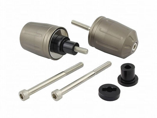 Ultra Heavy Bar Ends Type 2 (Matte Color) Matte Titanium M6 for Kawasaki