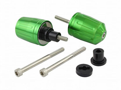 Ultra-Heavy Bar Ends Type 2 Lime Green M6 for Kawasaki