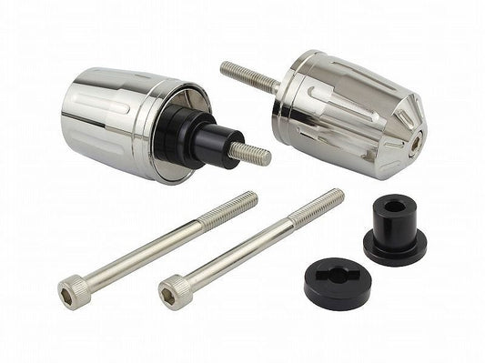 Ultra Heavy Bar Ends Type 2 Chrome M6 for Kawasaki
