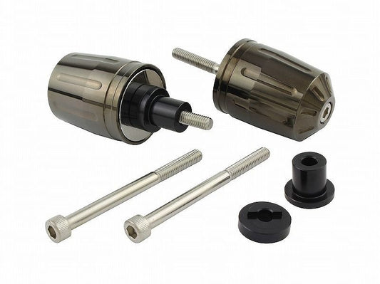 Ultra Heavy Bar Ends Type 2 Black Chrome M6 for Kawasaki