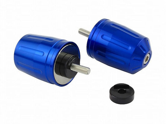 Ultra Heavy Bar Ends Type 2 Blue M6 for Yamaha