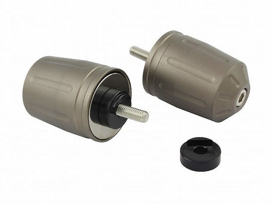 Ultra-Heavy Bar Ends Type 2 (Matte Color) Matte Titanium M6 for Yamaha