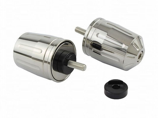 Ultra Heavy Bar Ends Type 2 Chrome M6 for Yamaha