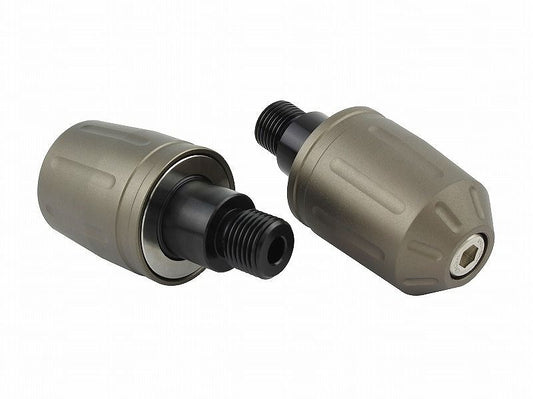 Ultra Heavy Bar Ends Type 2 (Matte Color) Matte Titanium M16 for Yamaha