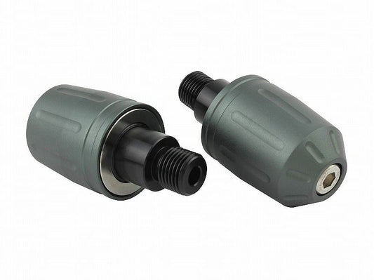 Ultra Heavy Bar Ends Type 2 (Matte Color) Matte Gray M16 for Yamaha
