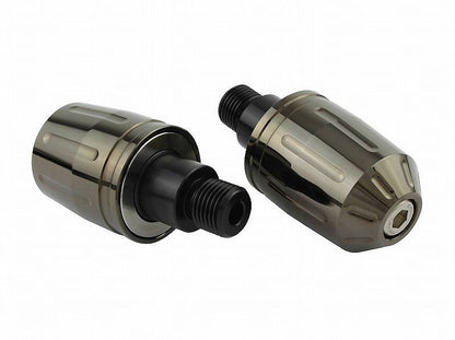Ultra Heavy Bar Ends Type 2 Black Chrome M16 for Yamaha