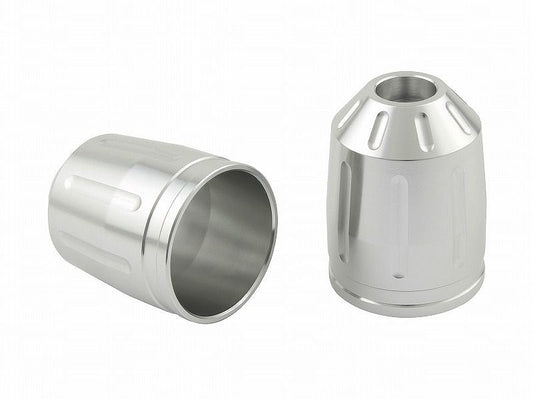 Outer Cover Ultra Heavy Bar End Type 2/M8 Silver Repair Parts