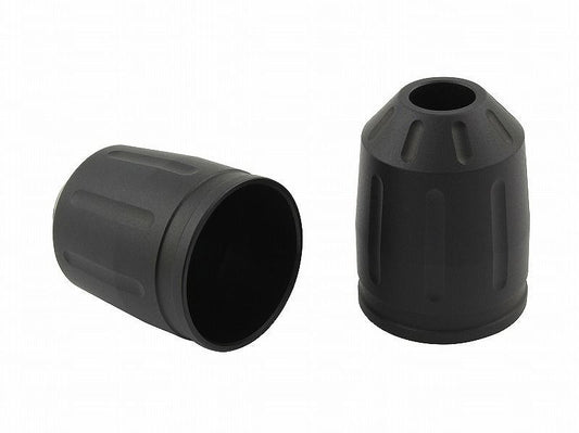 Outer Cover One Side Ultra Heavy Bar End Type 2 (Matte Color) / M8 Matte Black 1pc Repair Part