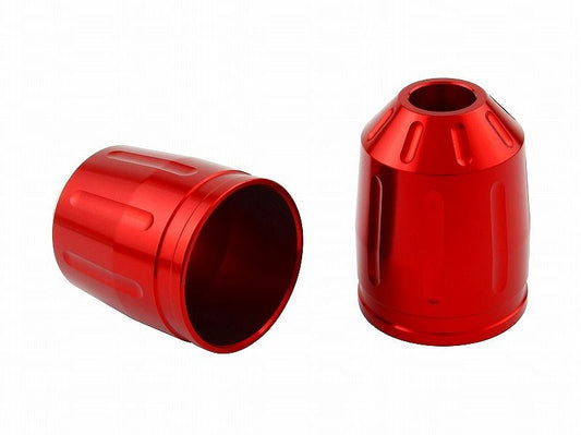 アウターカバー 片側 ウルトラヘビーバーエンドタイプ2/M8用 レッド 1個入 補修部品