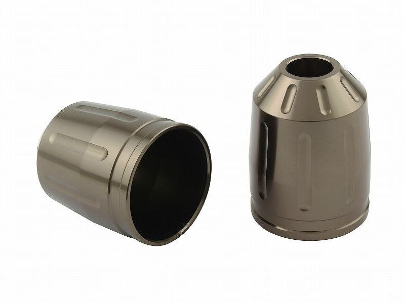 Outer cover (one side) for Ultra Heavy Bar End Type 2 / M8, Titanium, 1 pc, replacement part