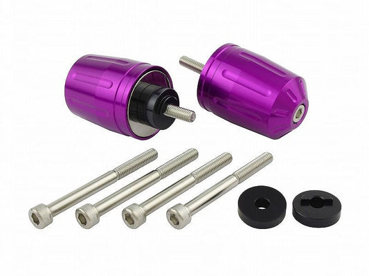 Ultra Heavy Bar Ends Type 2 Blueberry M6 For Honda/Suzuki