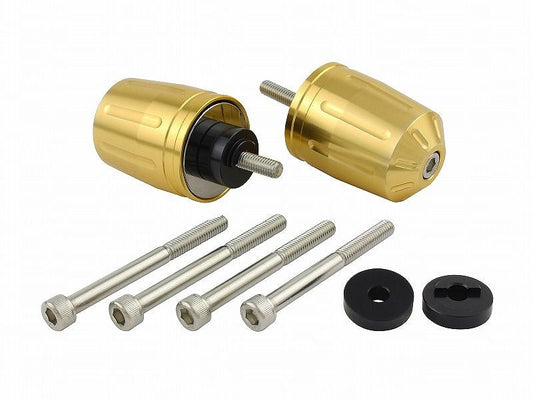 Ultra Heavy Bar Ends Type 2 Champagne Gold M6 for Honda/Suzuki