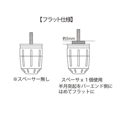 Ultra Heavy Bar Ends Pink Type 2 M6 Honda/Suzuki models, left and right set
