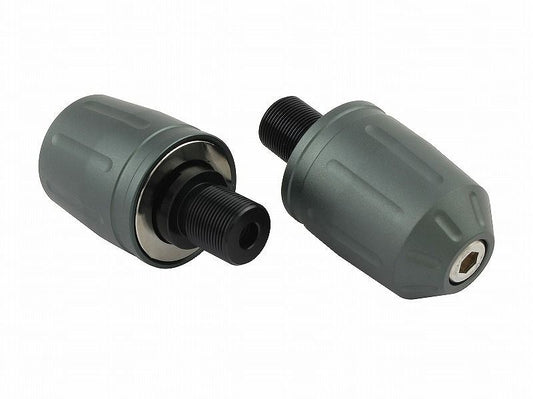 Ultra Heavy Bar Ends Type 2 (Matte Color) Matte Gray M17 for Kawasaki
