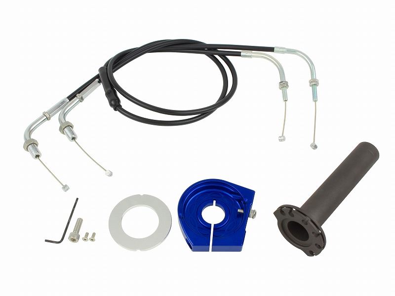 Smooth Slimline High Throttle Kit Blue Ninja 250
